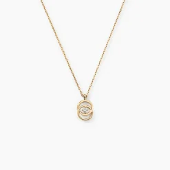 Histoire d'Or Collier Nid D'amour Or Jaune Diamant