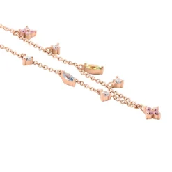 Collier Nimbe Argent Rose Oxyde De Zirconium-Histoire d'Or Discount