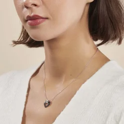 Histoire d'Or Collier Nolwen Argent Blanc Céramique Et Oxyde De Zirconium