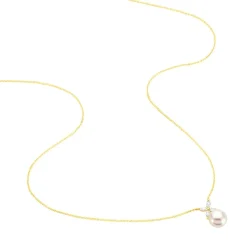 Histoire d'Or Collier Norah Or Jaune Perle De Culture Et Oxyde De Zirconium