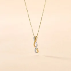 Histoire d'Or Collier Nucia Or Jaune Diamant