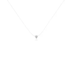 Histoire d'Or Collier Nylon Argent Blanc Oxyde