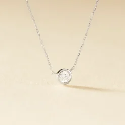 Histoire d'Or Collier Ofelia Or Blanc Diamant