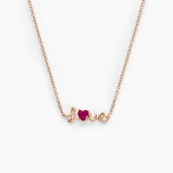 Histoire d'Or Collier Olufe Argent Rose Oxyde De Zirconium