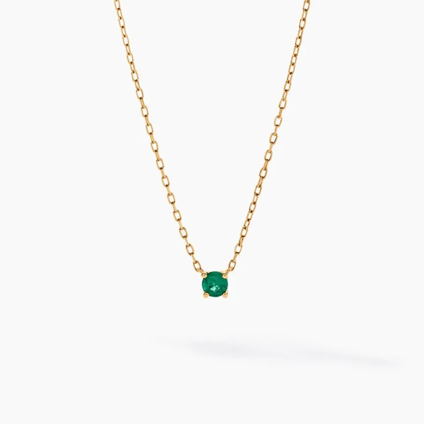 Collier Onora Or Jaune Emeraude-Histoire d'Or Outlet
