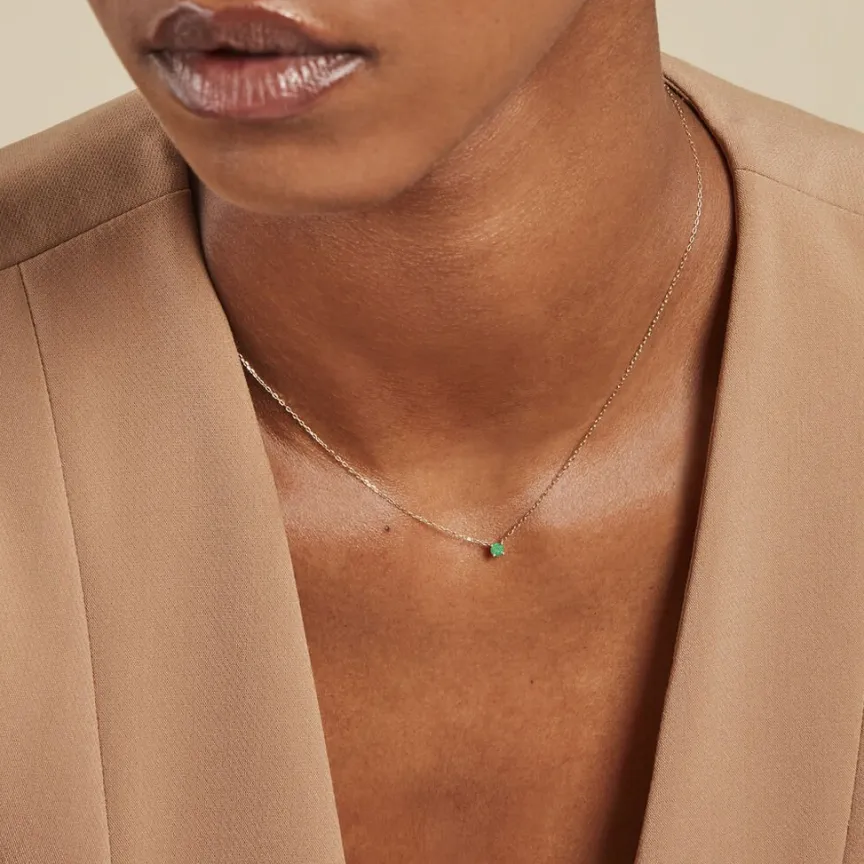 Collier Onora Or Jaune Emeraude-Histoire d'Or Outlet