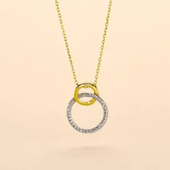 Histoire d'Or Collier Or Bicolore Achan Diamants