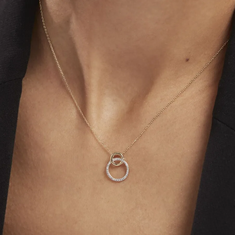 Histoire d'Or Collier Or Bicolore Achan Diamants