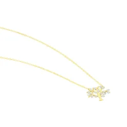 Histoire d'Or Collier Or Bicolore Fragaria