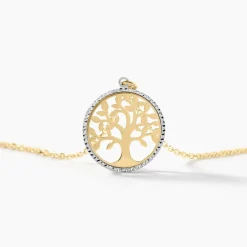 Histoire d'Or Collier Or Bicolore Solidage