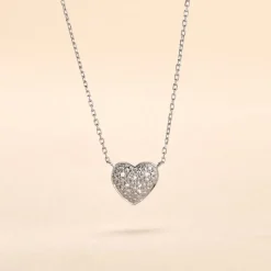 Histoire d'Or Collier Or Blanc Abe Diamants