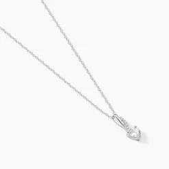 Histoire d'Or Collier Or Blanc Alethea Diamants Synthétiques