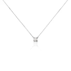 Histoire d'Or Collier Or Blanc Aphrodite Diamant