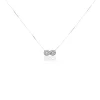 Histoire d'Or Collier Or Blanc Chlotildane Diamants
