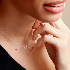 Histoire d'Or Collier Or Blanc Juliane Diamants