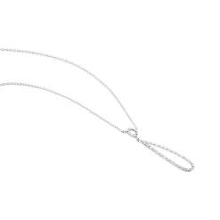 Histoire d'Or Collier Or Blanc Peregrina Diamants