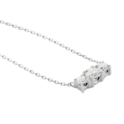 Histoire d'Or Collier Or Blanc Sabine Diamants