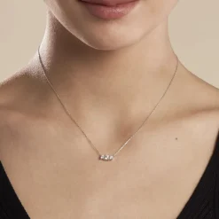 Histoire d'Or Collier Or Blanc Sabine Diamants