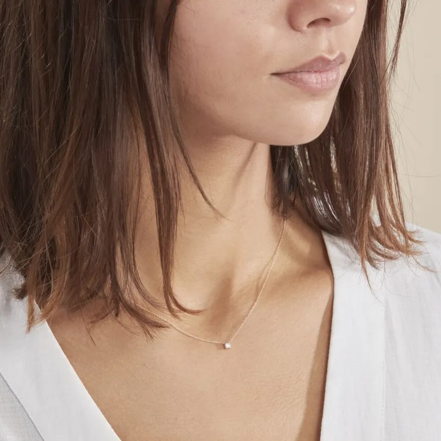 Collier Or Jaune Aphrodite Et Diamant-Histoire d'Or Sale