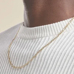 Histoire d'Or Collier Cameo Maille Alternée 1/3