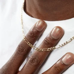 Histoire d'Or Collier Cameo Maille Alternée 1/3