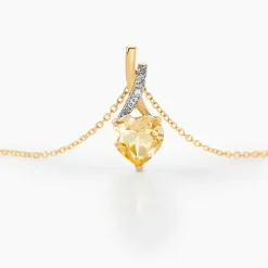 Histoire d'Or Collier Or Jaune Clothilde Citrine