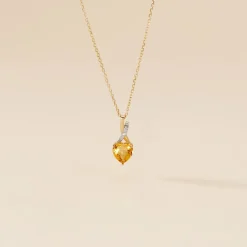 Histoire d'Or Collier Or Jaune Clothilde Citrine