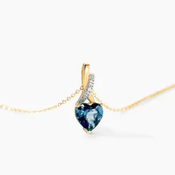 Histoire d'Or Collier Or Jaune Clothilde Topaze