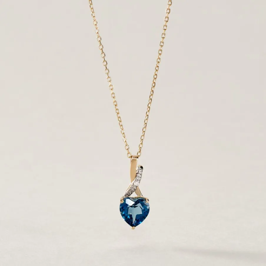 Histoire d'Or Collier Or Jaune Clothilde Topaze