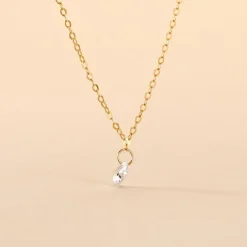 Histoire d'Or Collier Or Jaune Emilee Oxyde De Zirconium
