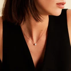 Histoire d'Or Collier Or Jaune Hepsibah Cristal