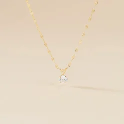 Histoire d'Or Collier Or Jaune Luminae Oxyde De Zirconium