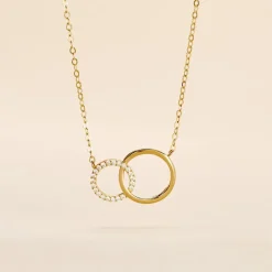 Histoire d'Or Collier Or Jaune Nesrine Oxydes