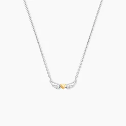 Histoire d'Or Collier Or Jaune Oxyde De Zirconium