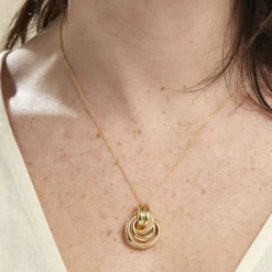 Histoire d'Or Collier Or Jaune Passiflora