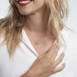 Histoire d'Or Collier Or Jaune Shiela Oxyde Central