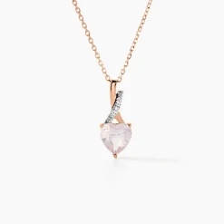 Collier Or Rose Clothilde Quartz-Histoire d'Or Discount