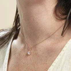 Collier Or Rose Clothilde Quartz-Histoire d'Or Discount