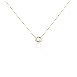 Histoire d'Or Collier Or Rose Tresha Diamants