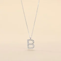 Histoire d'Or Collier Oran Or Blanc Diamant