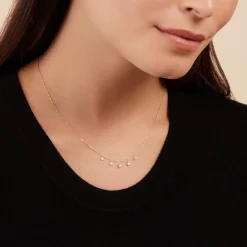 Histoire d'Or Collier Orlando Or Jaune Diamant Synthétique