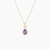 Histoire d'Or Collier Passion Or Jaune Amethyste Et Oxyde De Zirconium