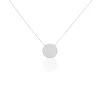 Histoire d'Or Collier Pastille Gravable Or Blanc