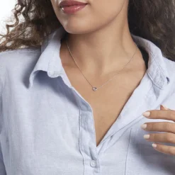 Collier Pavel Argent Oxyde De Zirconium-Histoire d'Or Clearance