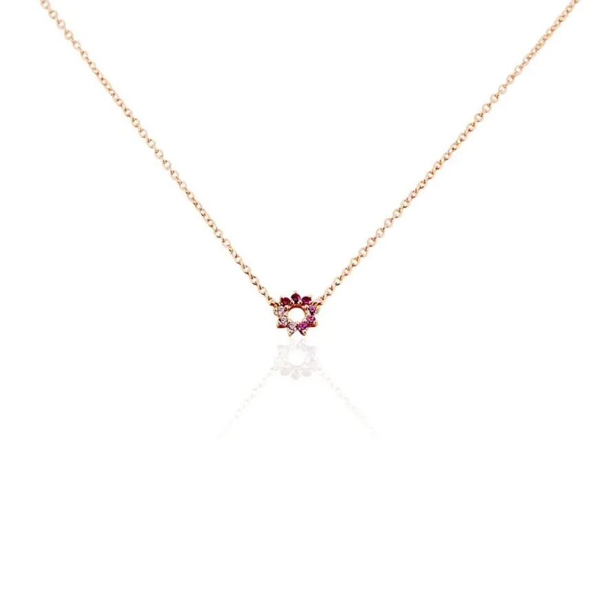 Collier Pavel Argent Rose Oxyde De Zirconium-Histoire d'Or Online