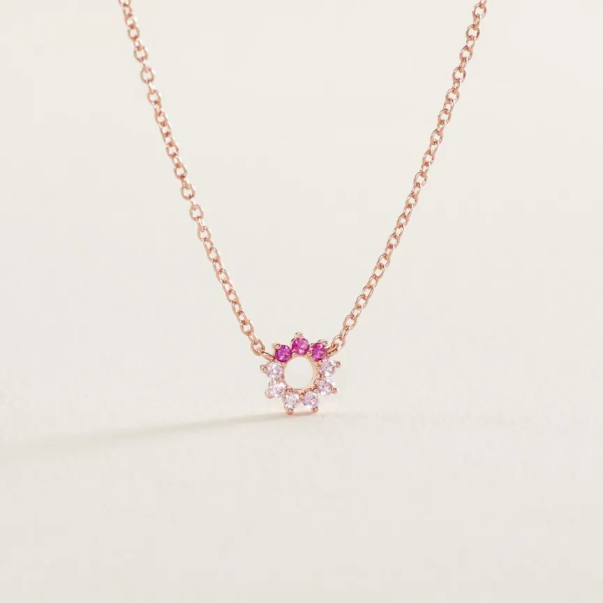 Collier Pavel Argent Rose Oxyde De Zirconium-Histoire d'Or Online