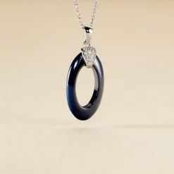 Histoire d'Or Collier Peer Argent Blanc Oxyde De Zirconium