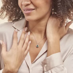 Collier Perez Argent Blanc Oxyde De Zirconium-Histoire d'Or Best