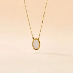 Histoire d'Or Collier Pernia Or Jaune Nacre