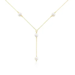 Histoire d'Or Collier Persis Or Jaune Perle De Culture